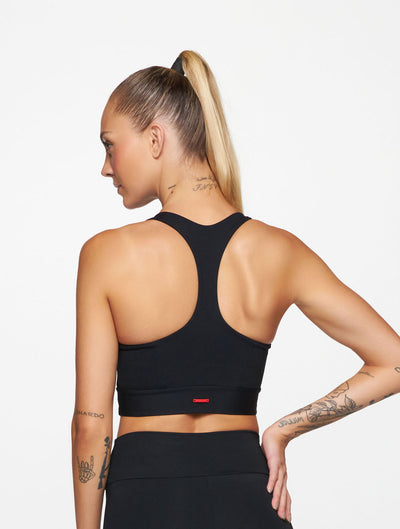 TRUE BLACK Racerback Bra Top