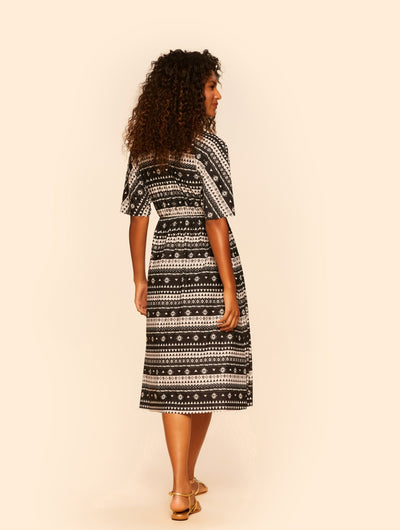 San Juan Kaftan Wrap Dress