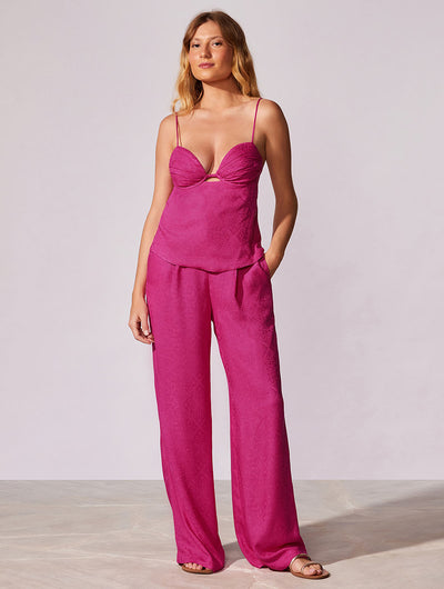 Provence Jacquard Tailored Pants