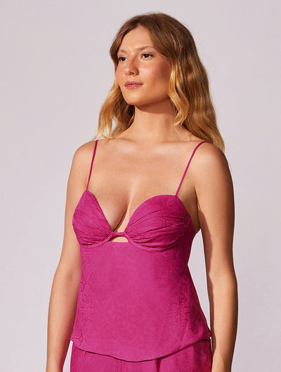 Provence Jacquard Underwire Top