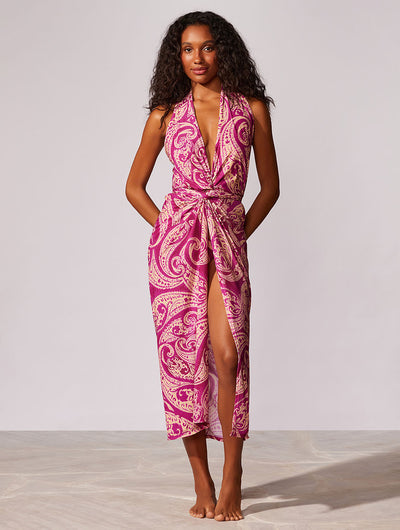 Provence Wrap Cover up Dress