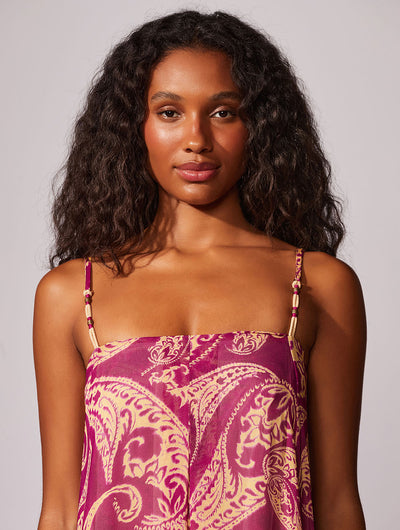 Provence Beaded Maxi Dress