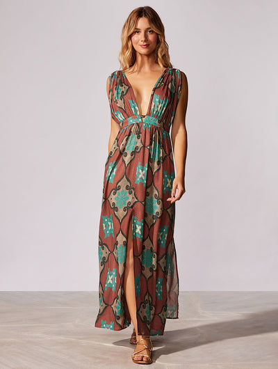 Nice Deep V Maxi Dress