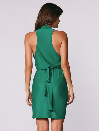 Paysage Wrap Tie Cover up dress