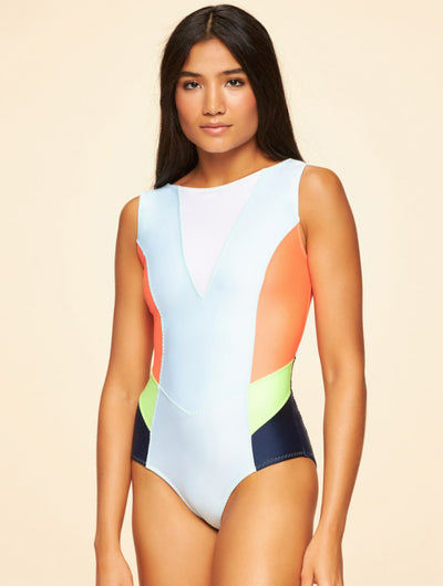 Water Power High Neck One Piece Swimsuit
