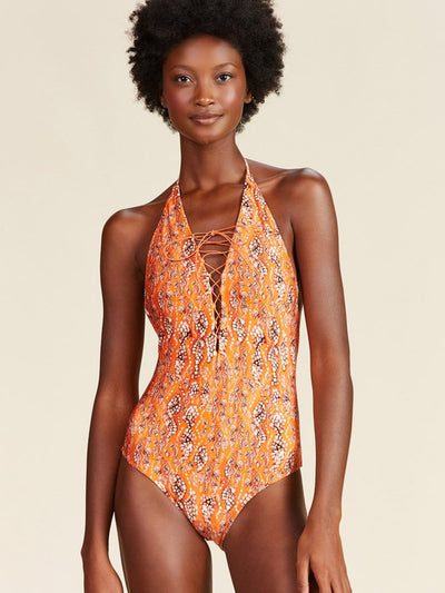 Nila Deep V One Piece Swimsuit