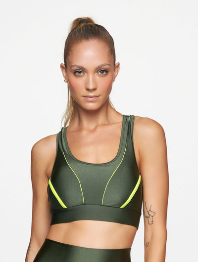 Moss Racerback Bra Top