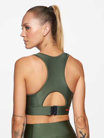 Moss Racerback Bra Top