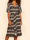 San Juan Kaftan Wrap Dress