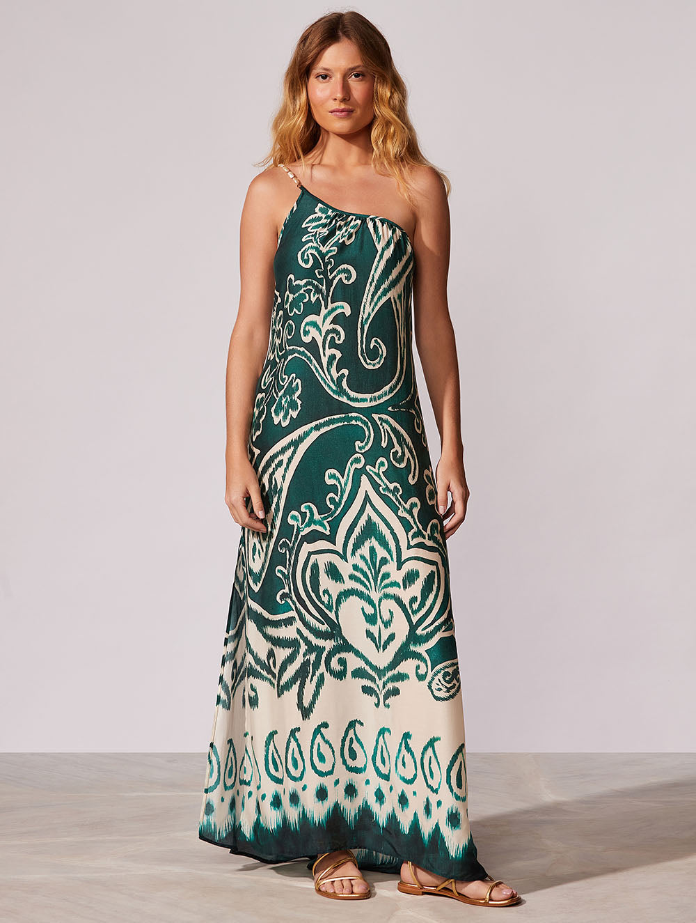 Antibes Silk Maxi Dress