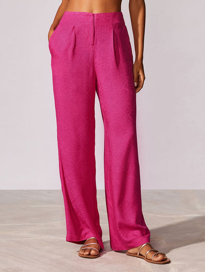 Provence Jacquard Tailored Pants