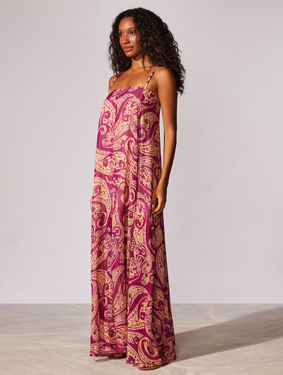 Provence Beaded Maxi Dress