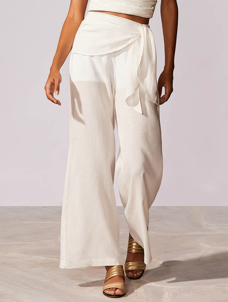 Menton Wide Leg wrap pants