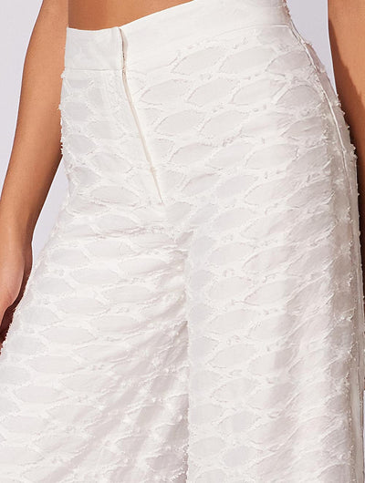 Salis Textured Wide Leg Pants