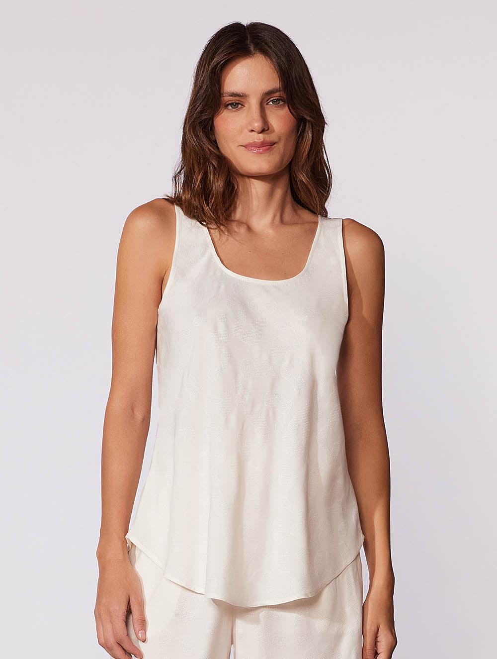Salis Textured Scoop Top