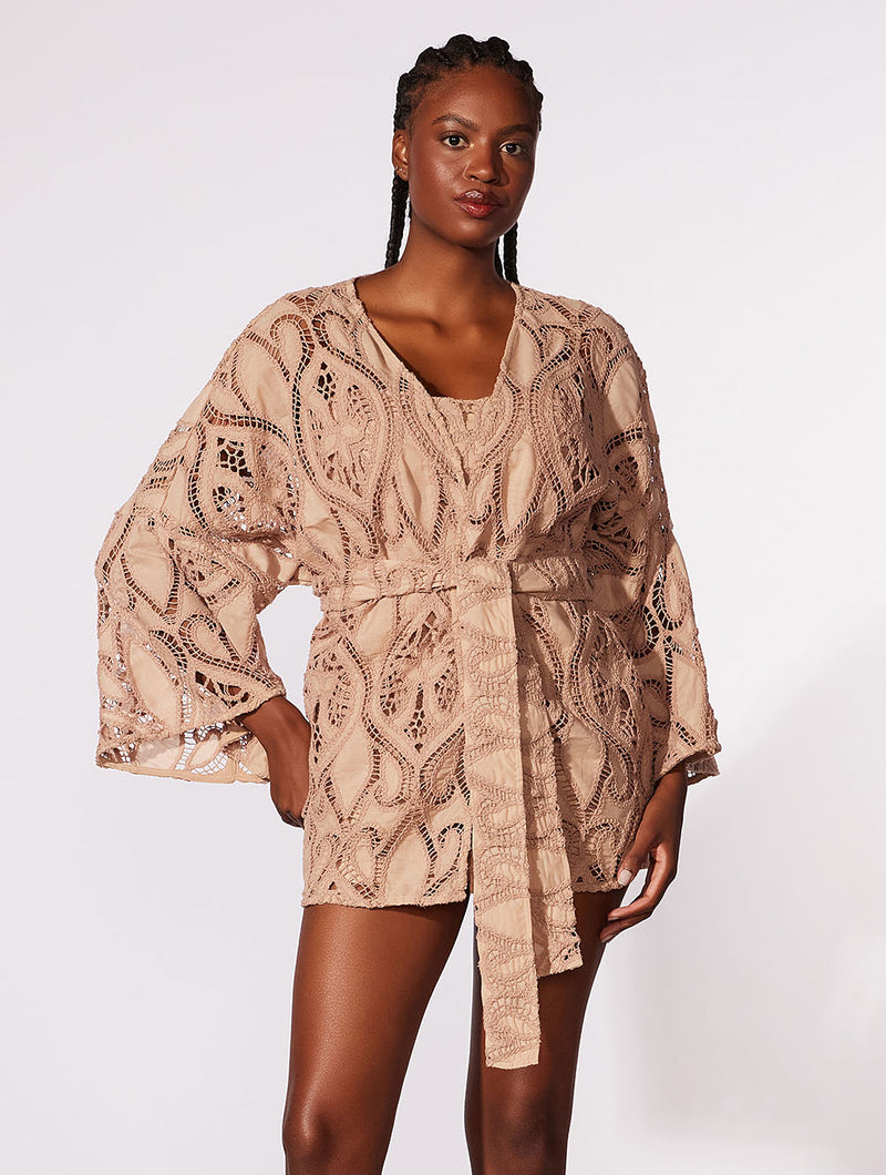 Oasis Guipure Kimono