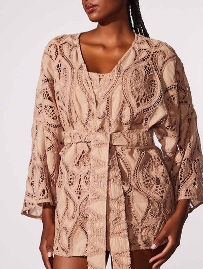Oasis Guipure Kimono