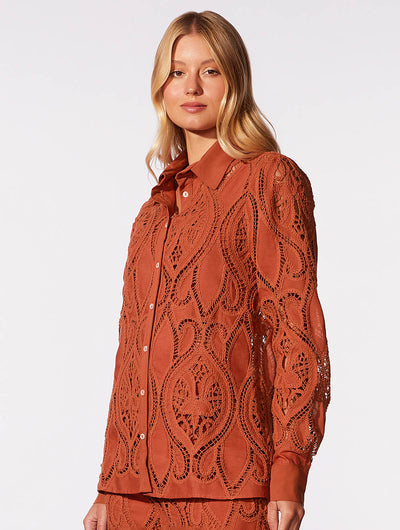 Amber Guipure Shirt