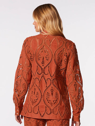 Amber Guipure Shirt