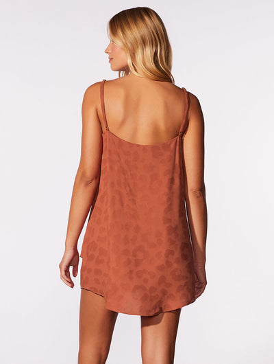 Amber jacquard Mini Dress