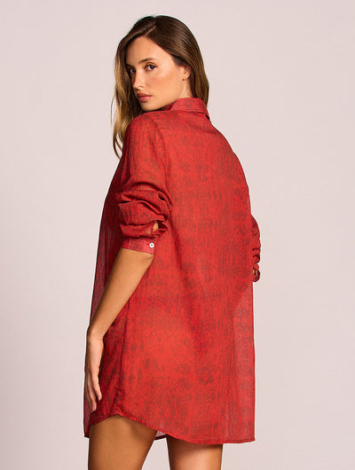 Paysage Shirt Dress