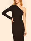 Cozumel One Shoulder Midi Dress