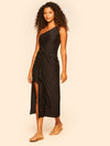 Cozumel One Shoulder Wrap Midi Dress