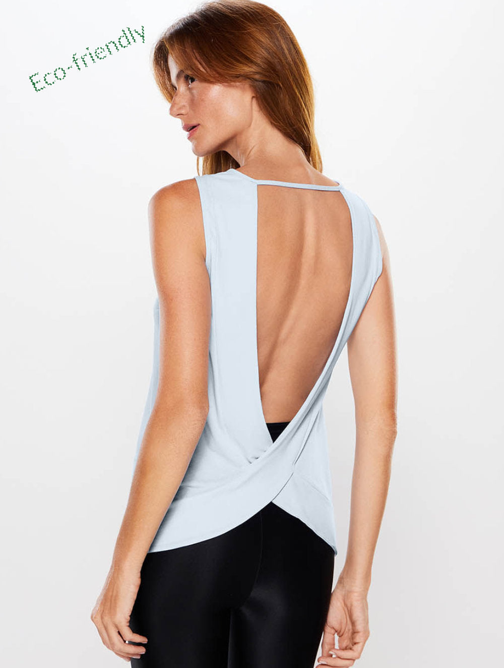 Bio  Twist Tank Top Sky Blue