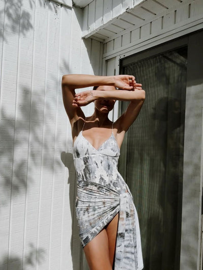 Riviera Beaded V Neck One Piece Swimsuit