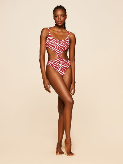 Soleado Cut Out One Piece Swimsuit