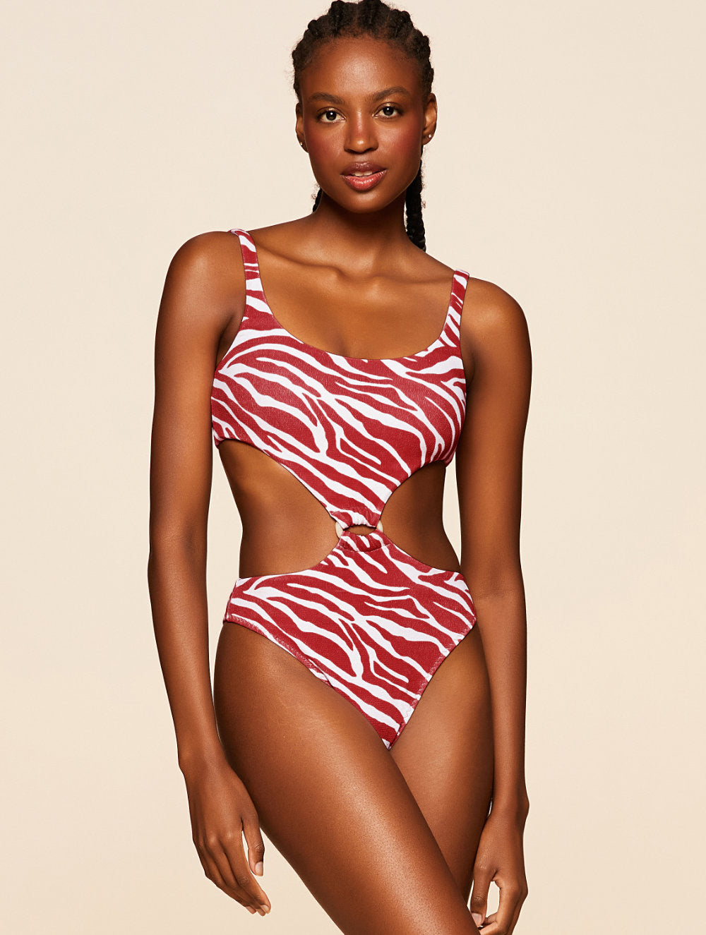 Soleado Cut Out One Piece Swimsuit