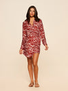 Soleado Wrap Shirt dress