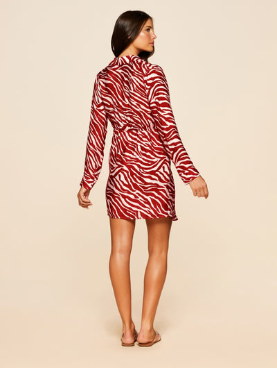 Soleado Wrap Shirt dress