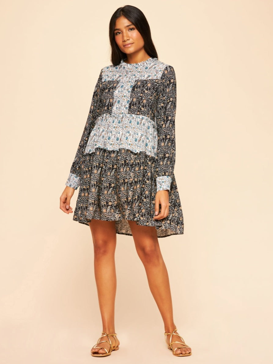 Brisa Long sleeve short dress